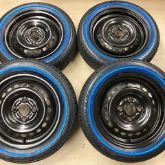 新品TOYOホワイトリボンタイヤ付き!!ホンダ N-WGN純正スチール!!4.5J 14in+40 4/100◆155/65R14 2025年製造!!N-ONE N-BOX N-WGN バモス等の画像