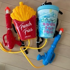 水鉄砲　タンク付き　2個