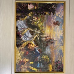 美女と野獣パズル完成品