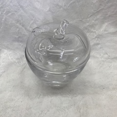 ガラス 小物入れ りんご