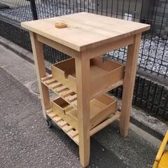 定価10000円IKEA BEKVÄM ベクヴェーム キッチン ワゴン 102.403.49  （0）の画像