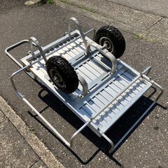 中古アルミリヤカー万能キャリーリアカー昭和ブリッジHC-2