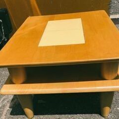 JM19782K)ローテーブル<幅：約70cm 奥行：約52cm...