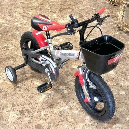 未使用品 ブリヂストン 子供用自転車 12インチ 赤×黒 ブリヂストン 札幌 東区