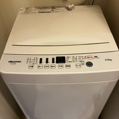洗濯機　Hisense HW-T45D