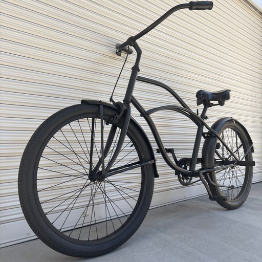 大阪市内引き取り限定】ビーチクルーザー 自転車 黒 自転車