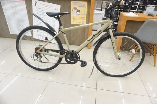 NATURAL SEASON クロスバイク 外装6段 26インチ