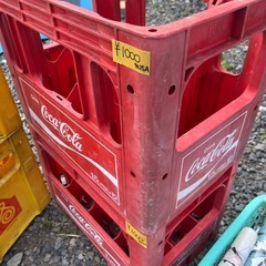 ソフトドリンク コーラ　コンテナケース DIYでイスにするのもヨシ！　昭和レトロ好きに の画像