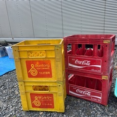 ソフトドリンク コーラ　コンテナケース DIYでイスにするのもヨ...