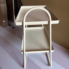 💕IKEA イケア　HATTÅSEN ハットーセン サイドテーブル/シェルフユニット, ホワイト の画像