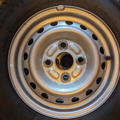 ※商談中※YOKOHAMAタイヤ12インチ4本セット【タイヤはほぼ未使用に近い】ホイール付きの画像