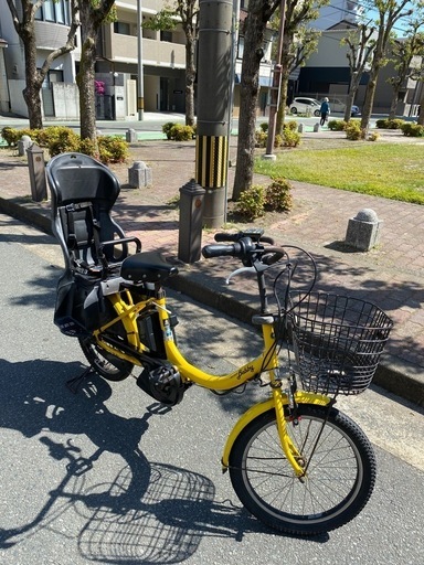 YAMAHA pas bike 子供椅子付き　バッテリー12.8 AH
