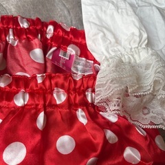 サイズ100  ミニーちゃんコスプレ　ディズニーで購入　の画像