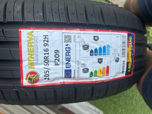 新品 夏タイヤ 輸入タイヤ 205/60R16 92H MINERVA F209 ミネルバ