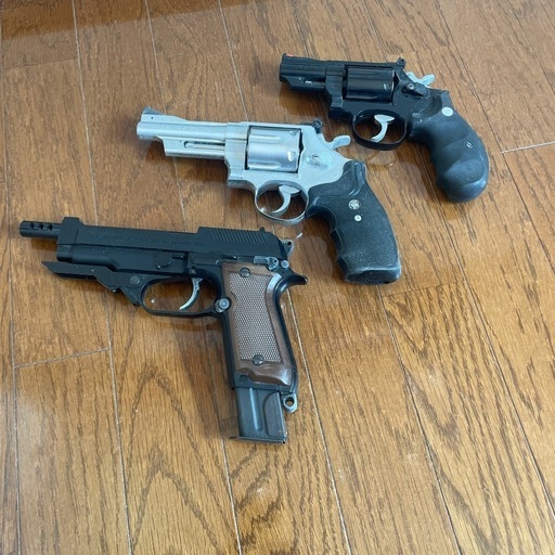 ファッション モデルガン3丁 WA COMBAT エアコッキングガン ハイスタ