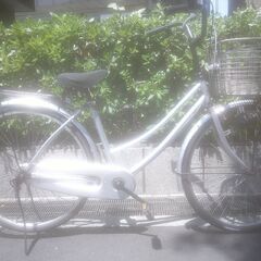 整備済み中古自転車　26インチ　税別￥7.980-　軽快車　シル...