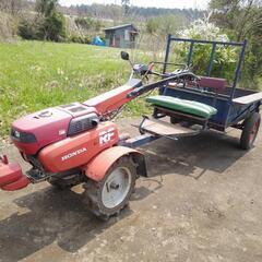 🚙ご成約車🚙☆【中古車】耕運機 トレーラー  小型特殊 ナンバー・書類あり  ホンダ F860の画像