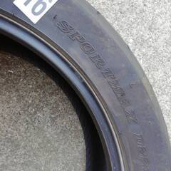 無料● 190-60-ZR17 ﾀﾞﾝﾛｯﾌﾟ 旧ﾃﾞｻﾞｲﾝ ｽﾎﾟｰﾂﾏｯｸｽ 1本中古 190/60-17 ﾁｭｰﾌﾞﾚｽ ●の画像