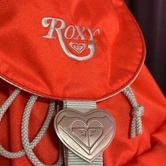 Roxy オレンジリュック　希少性のある色合い サイズは写真を参考にの画像