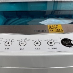 🟧洗濯機番号40 Haier 2019年製 5.5kg 大阪府内...