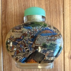 中国 伝統工芸品 鼻煙壺 元箱付 北京合格証の画像