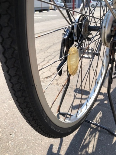 防犯登録解除済み 26インチ 自転車ライト付き鍵付きママチャリ 防犯登録解除済み 26インチ 自転車ライト付き鍵付きママチャリ
