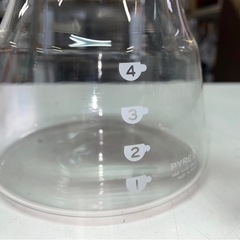 岩城硝子　パイレックス　PYREX　ティーポット・マイン　7905-5N　950cc(5〜6杯用)　直火用　恐らく未使用　③の画像