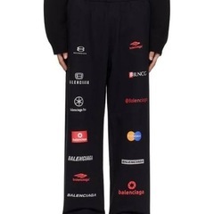 BALENCIAGA Unisex Top League Baggy Sweatpants in Cotton-fleeceの画像