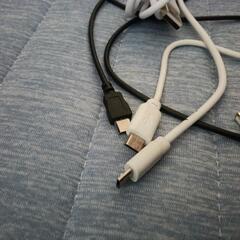 マイクロB　USB　3本の画像