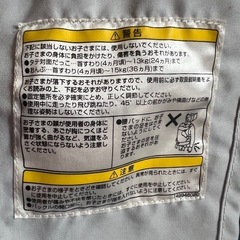 抱っこ紐の画像