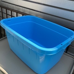 角型水抜き栓付きたらい　バケツ　の画像