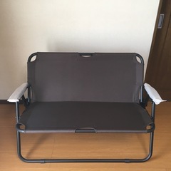 ［未使用に近い］折りたたみチェア　アウトドアチェア　キャンプ　ベンチの画像