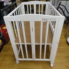 折りたたみ ベビーベッド KATOJI ミニベッド 内寸60×90cm ホワイト