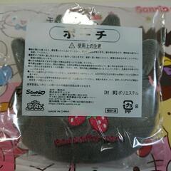 ✨新品・未開封✨サンリオくじ ⑧ポーチ バットばつ丸の画像