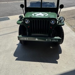 コストコ　ミリタリーカー　電動ミニカー　希少の画像