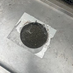 特殊作業台　ステンレス　穴開きの画像