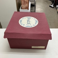 ☆値下げ☆K2504-725 佐藤禎三作 今利艸紙楕円大鉢 未使用品 保管時の汚れ有りの画像