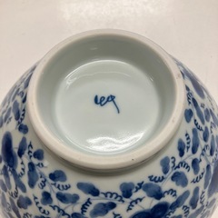 ☆値下げ☆K2504-725 佐藤禎三作 今利艸紙楕円大鉢 未使用品 保管時の汚れ有りの画像