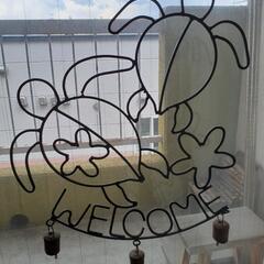 WELCOMEの壁掛け