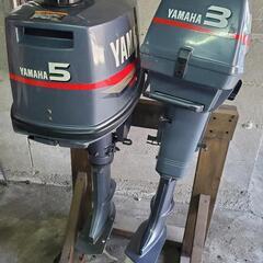 ヤマハ船外機S足 5ps＋3ps 2台セットの画像