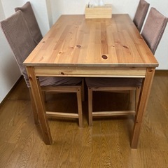 IKEAダイニングテーブルセット