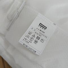 【夜も透けない】遮像・採光レースカーテン　Nナチュレ(WV 100×218×2)の画像