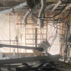 札幌の住友生命ビルにて内装解体の手元の画像