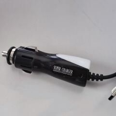 カシムラ  12V  充電器  USB-C変換付き  ②の画像