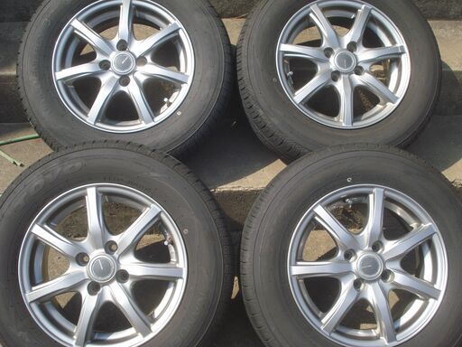 バリ山185/70R14アルミセット中古4本コンパクト車用 (620) 石巻 バリ山185/70R14アルミセット中古4本コンパクト車用 (620) 石巻