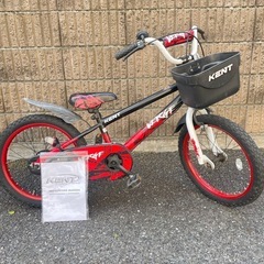 子供 幼児用 自転車 18インチ 男の子 黒 赤 