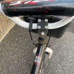 子供 幼児用 自転車 18インチ 男の子 黒 赤 の画像