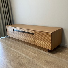 テレビボード 完成品 52V型対応 ナチュラル 天然木 スロウ テレビボード 完成品 52V型対応 ナチュラル 天然木 スロウ