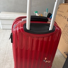 キャリーケース赤　機内持ち込み可の画像