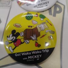 ディズニー缶バッヂの画像